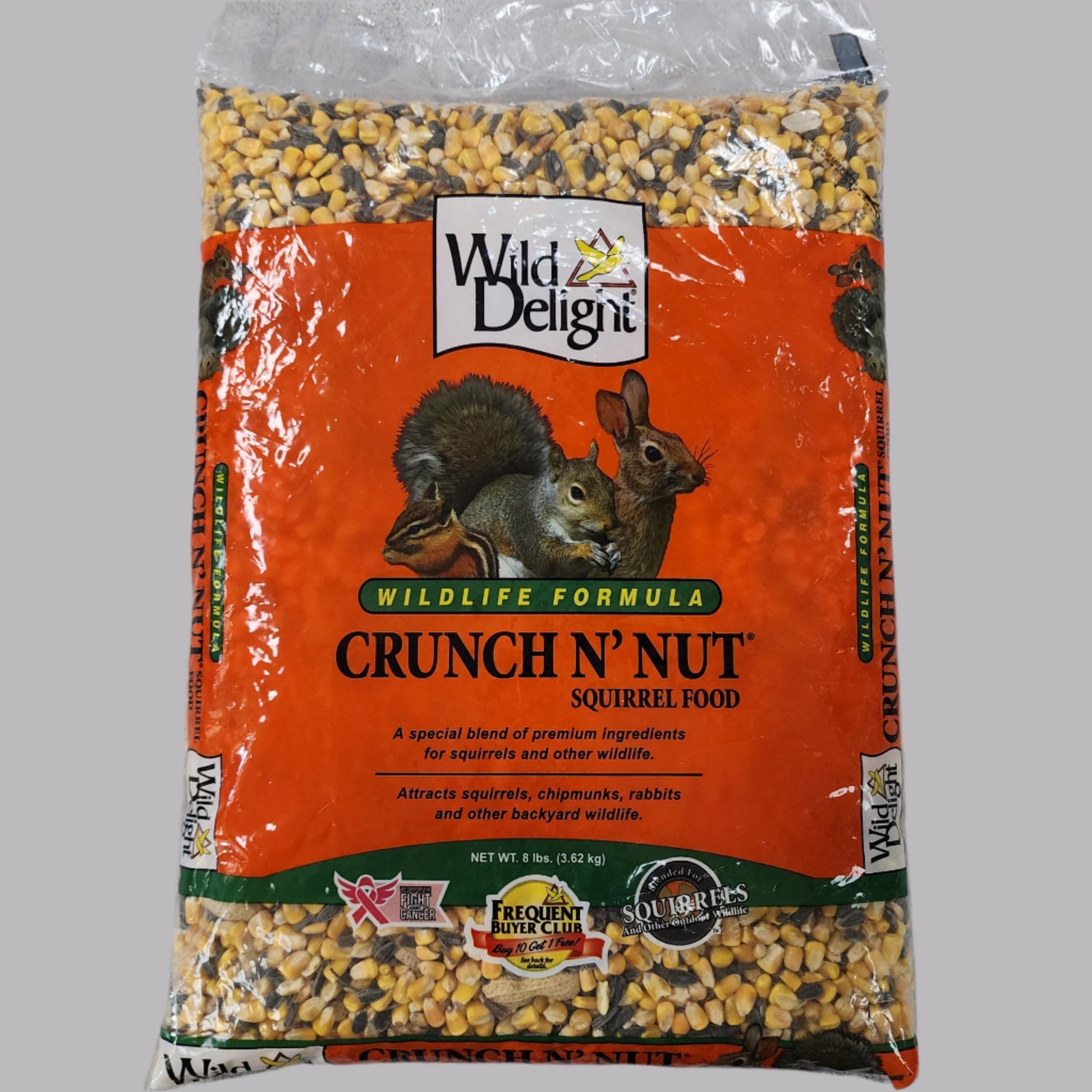 Orange labeled Wild Delight Crunch N' Nut Bag