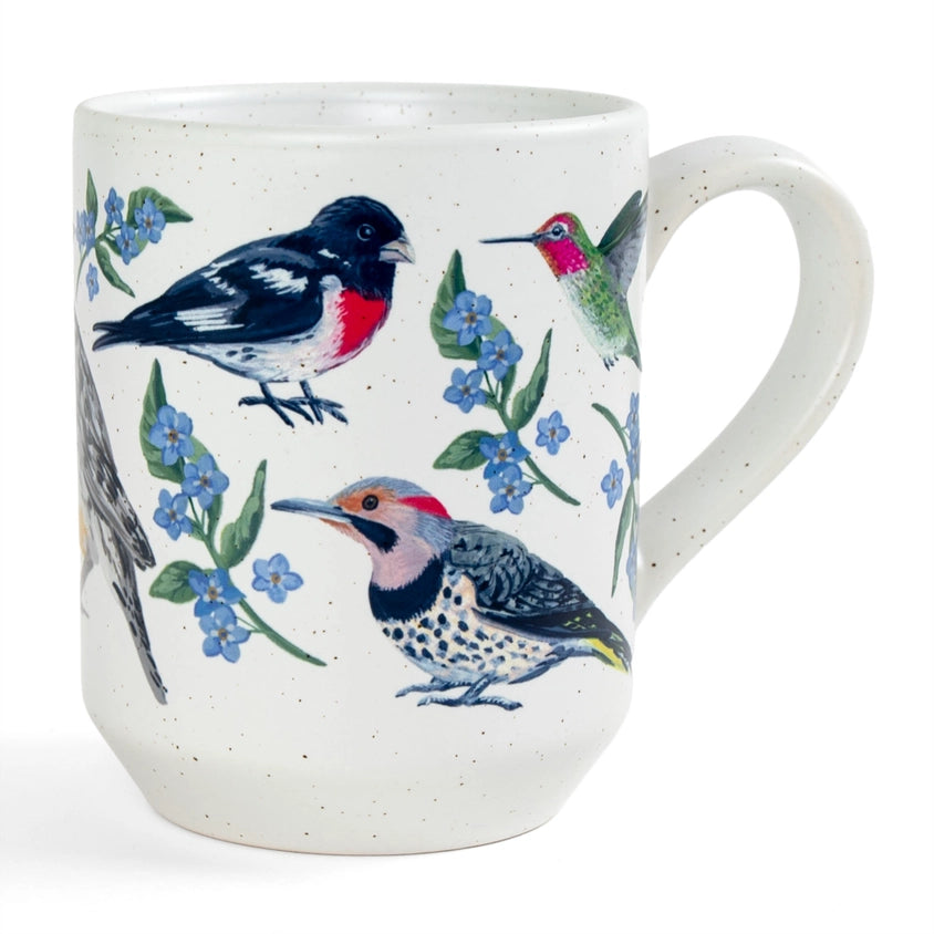 Feathered Friends Bird Ceramic Mug 14 oz 590134