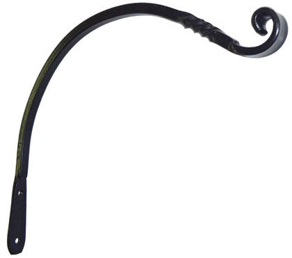 black curved iron hook