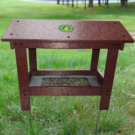 Hilltop Specialties LLC Ground Tray W/ Roof Cherry