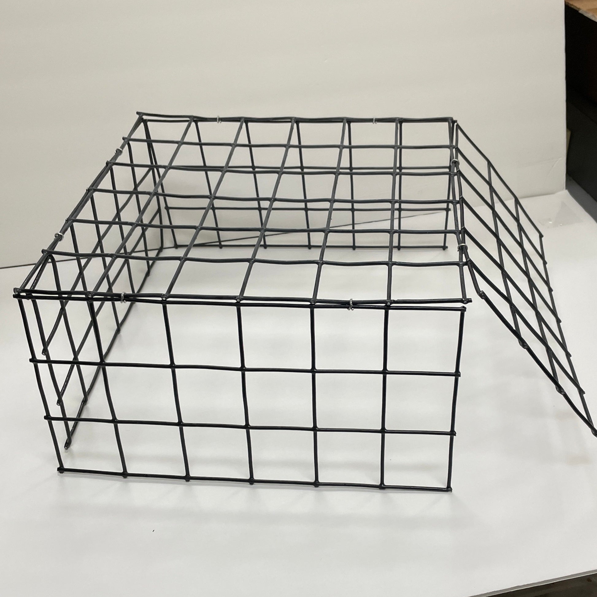 Black Wire cage for hanging tray