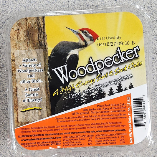 Woodpecker Suet Label