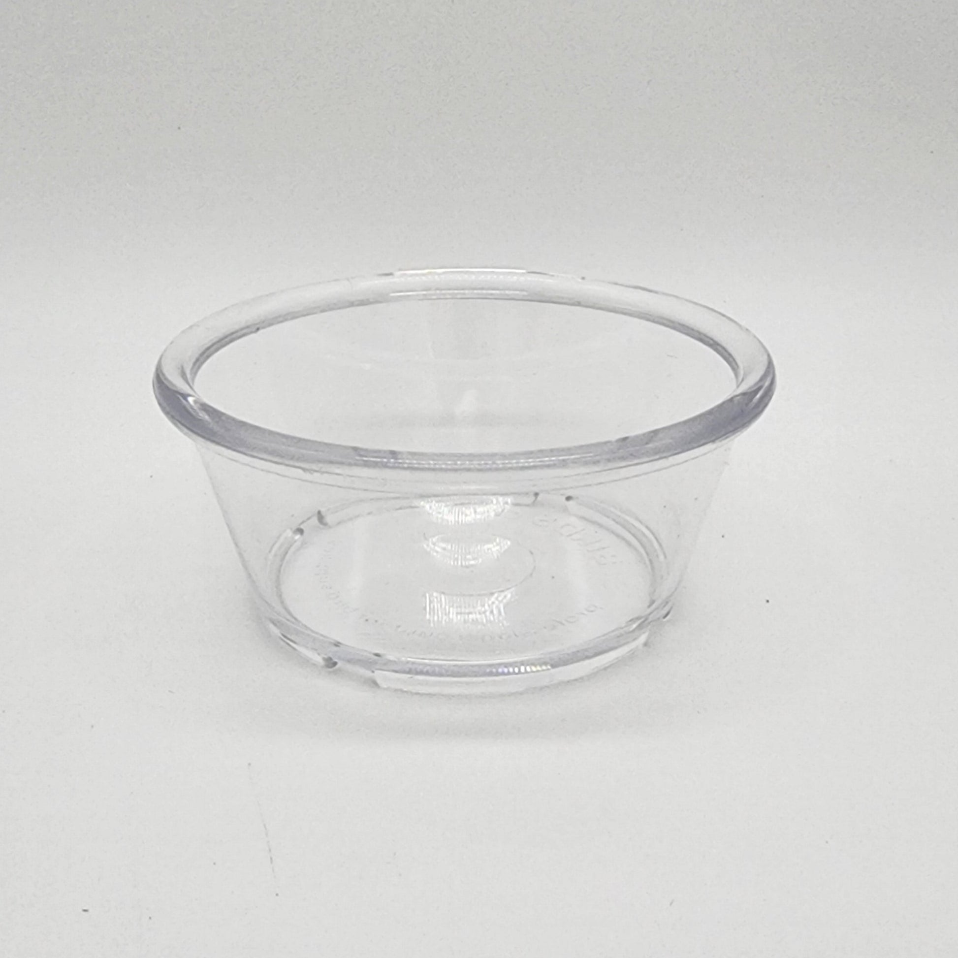 Clear plastic cup