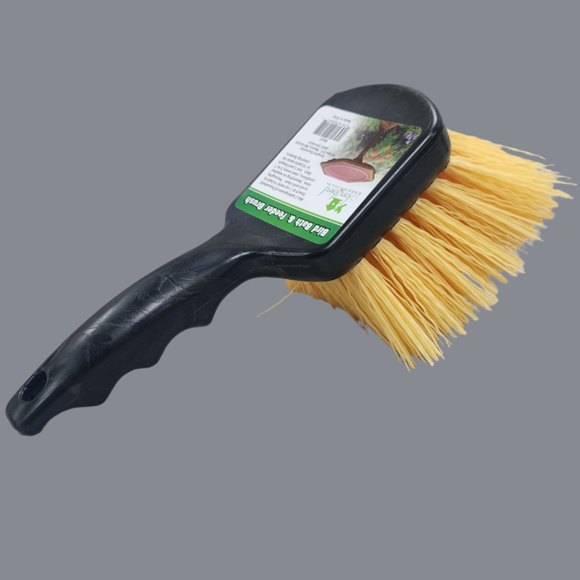 Black handle brush with yellow bristle