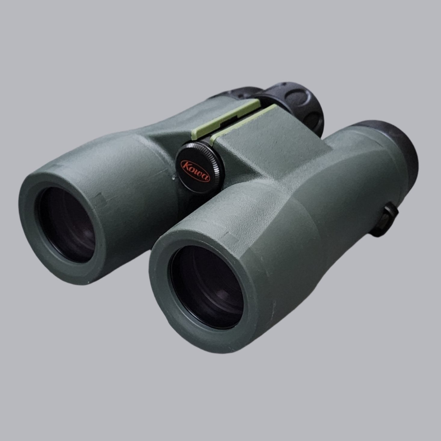 Green and black binoculars