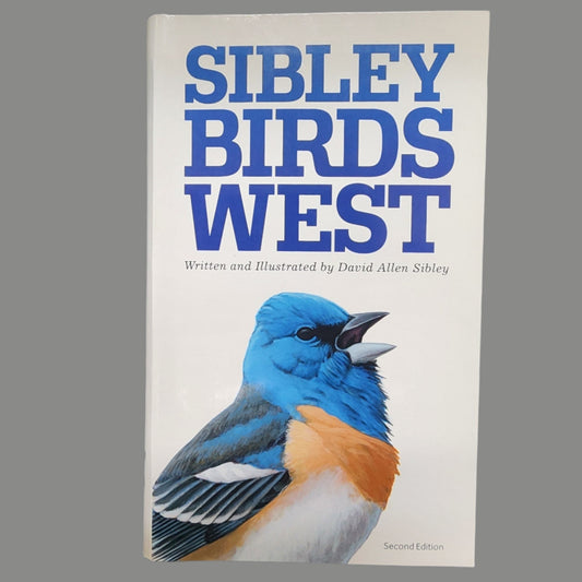 Sibley Birds West book cover with Lazuli Bunting