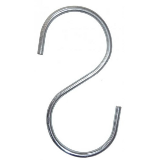 silver colered S hook