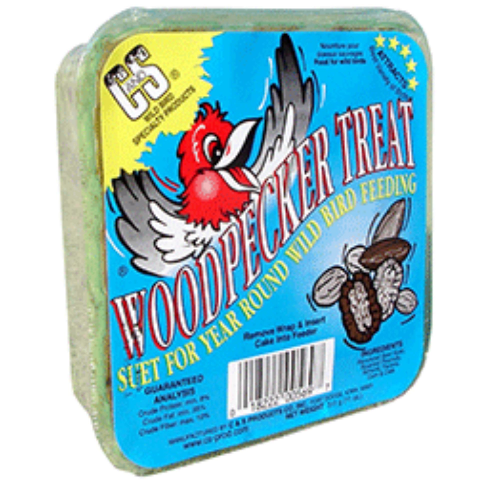 Woodpecker Treat Suet Cake Label