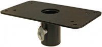 black flange plate with center hole