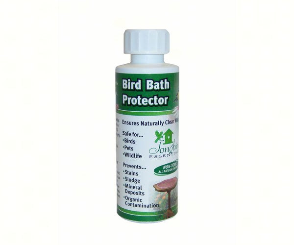 8oz bottle of Bird Bath Protector